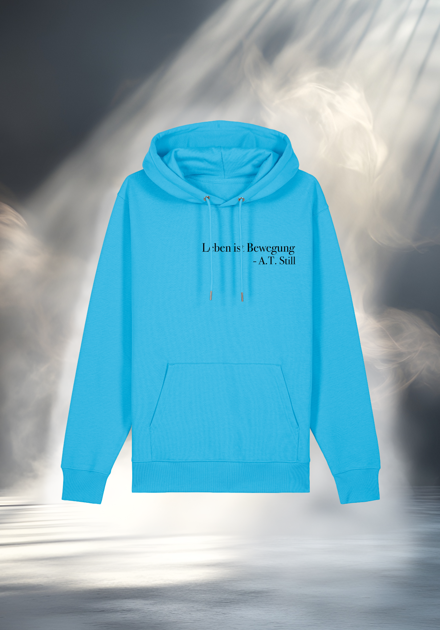 Hoodie - Leben ist Bewegung -A.T.Still