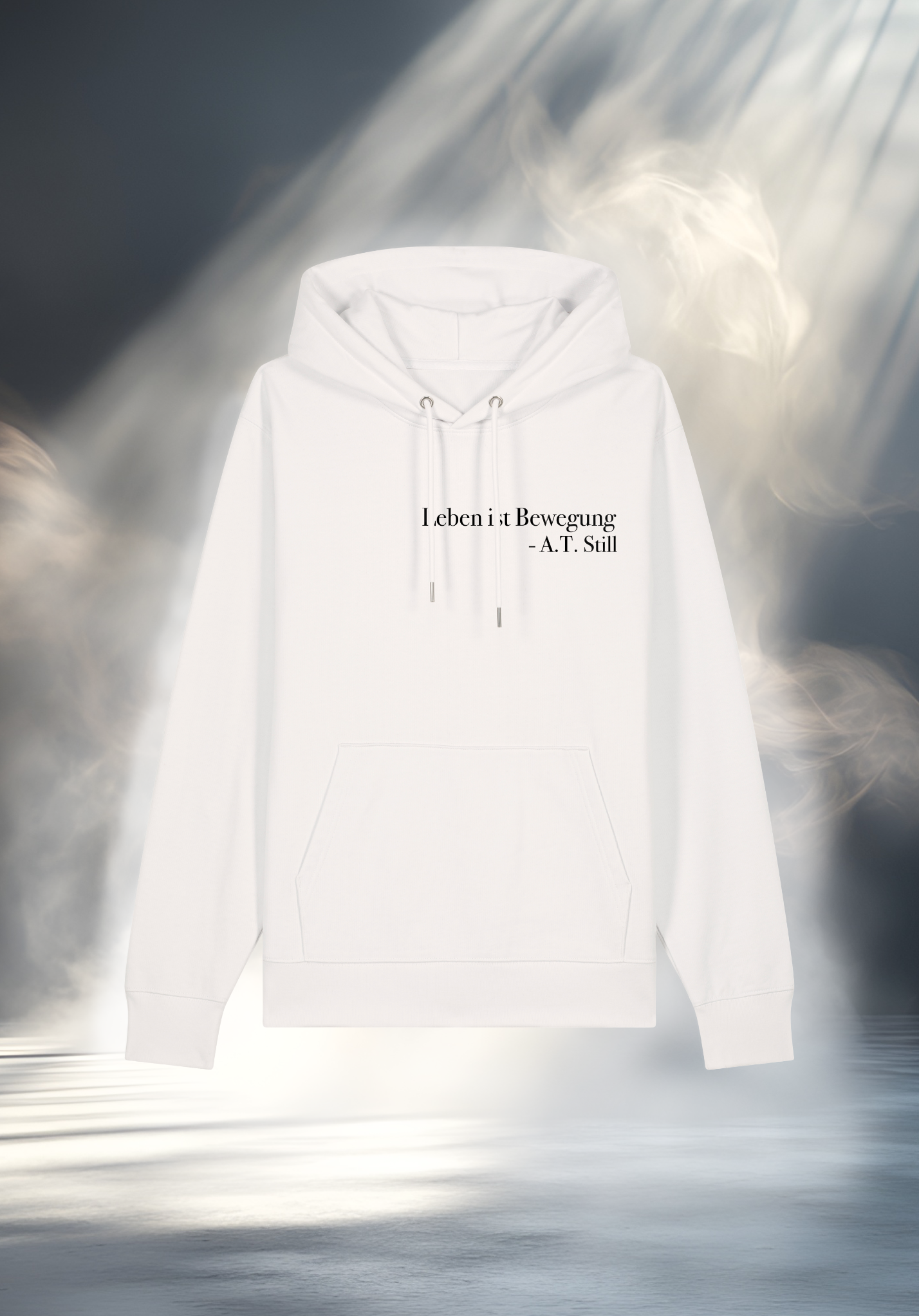 Hoodie - Leben ist Bewegung -A.T.Still