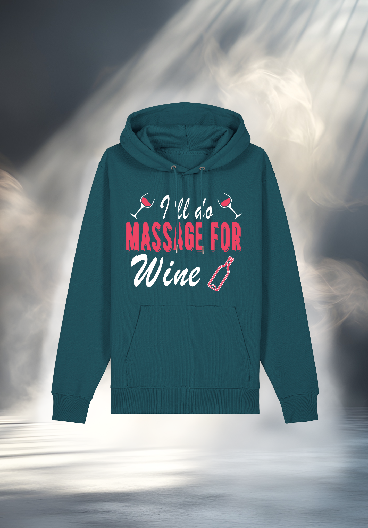 Hoodie - Massage for Wine