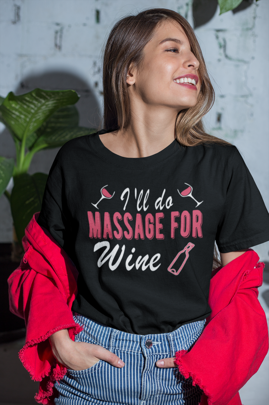 T-Shirt - Massage for Wine