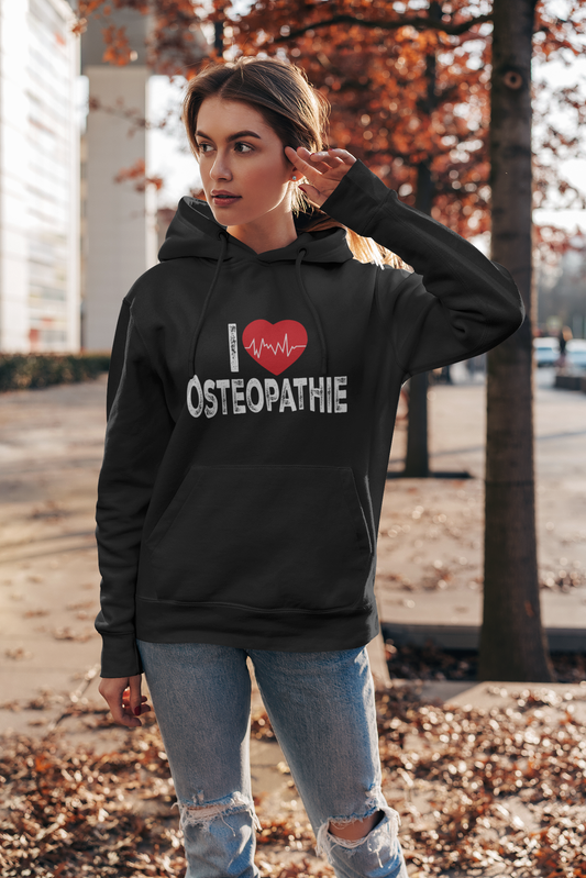 Hoodie - I love Osteopathie