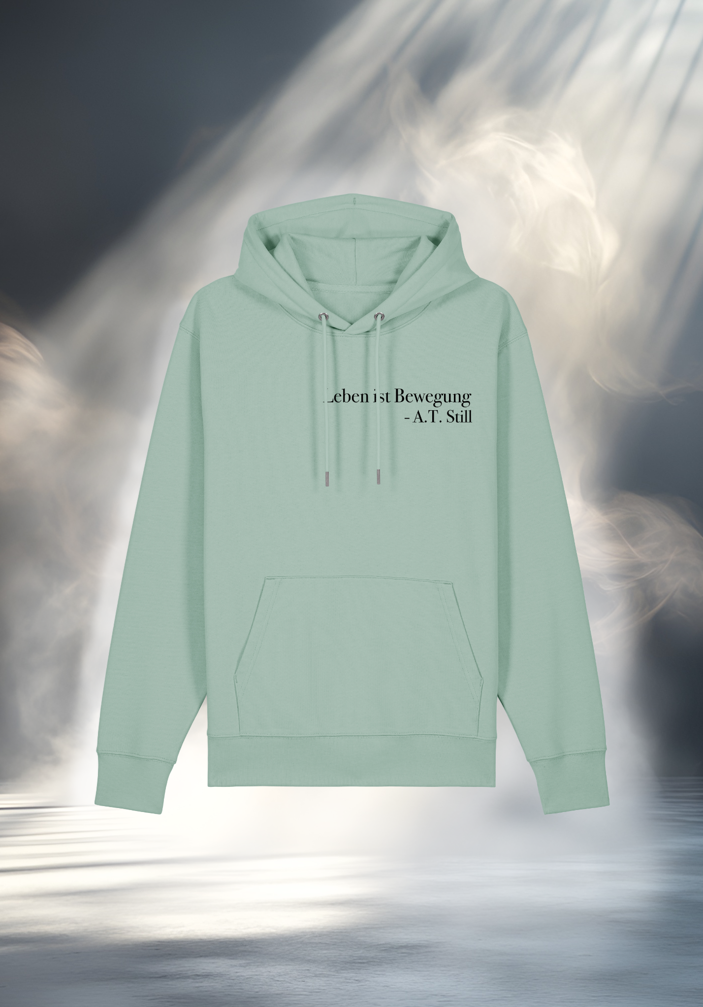 Hoodie - Leben ist Bewegung -A.T.Still