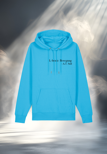 Hoodie - Leben ist Bewegung -A.T.Still