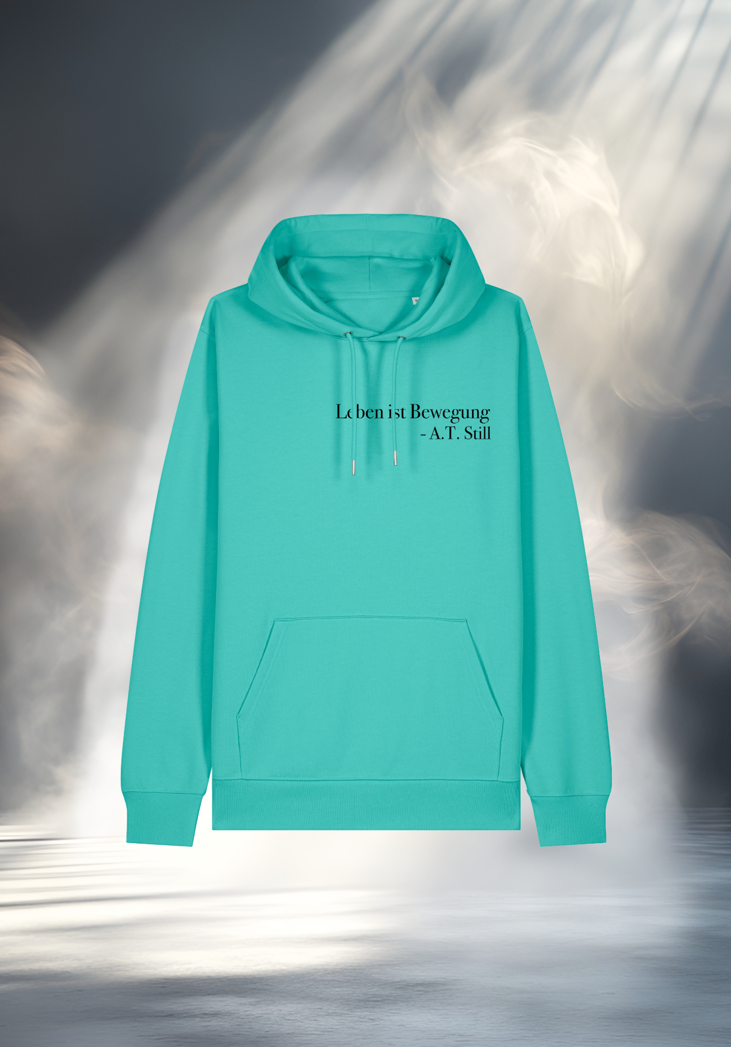 Hoodie - Leben ist Bewegung -A.T.Still