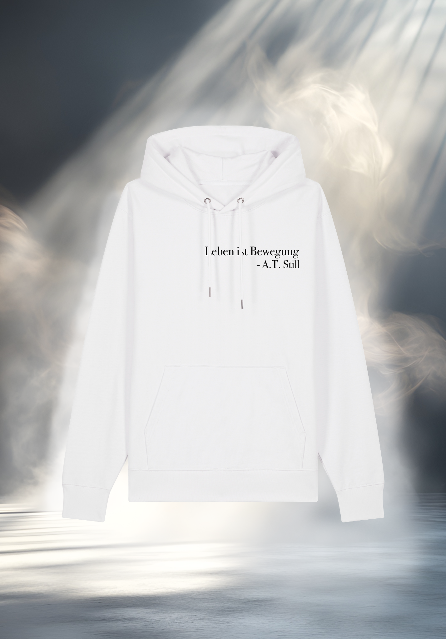 Hoodie - Leben ist Bewegung -A.T.Still