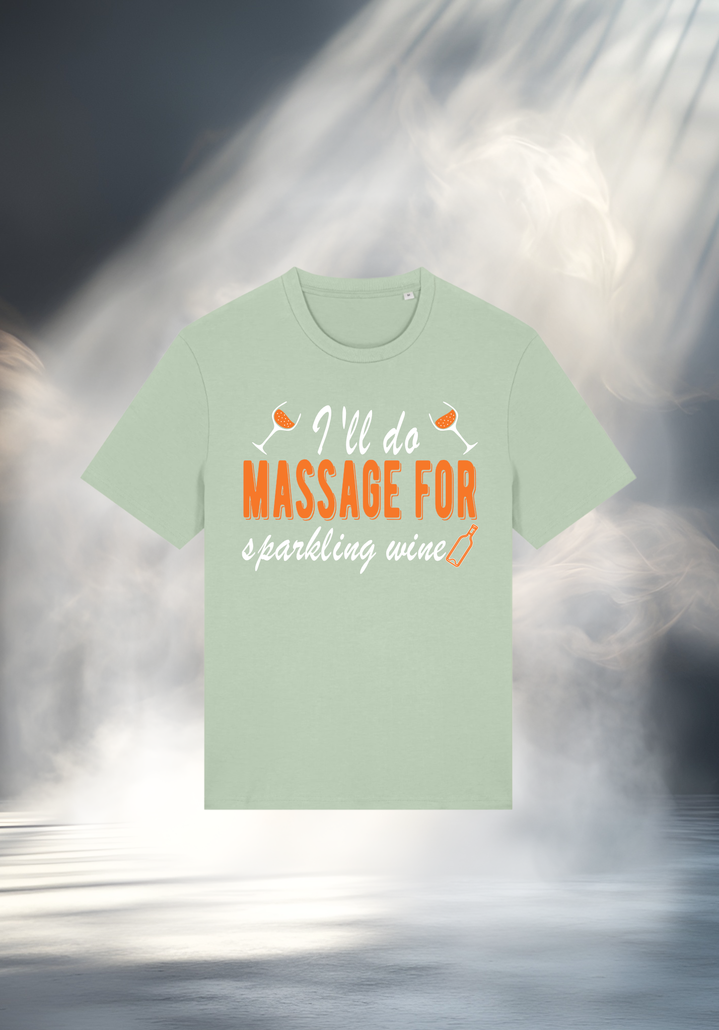 T-Shirt - Massage for sparkling wine