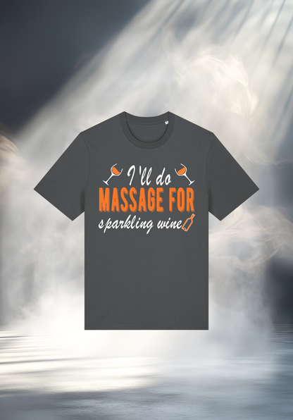 T-Shirt - Massage for sparkling wine
