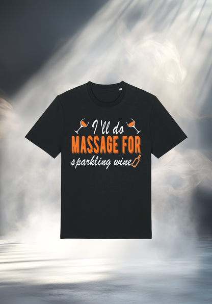T-Shirt - Massage for sparkling wine
