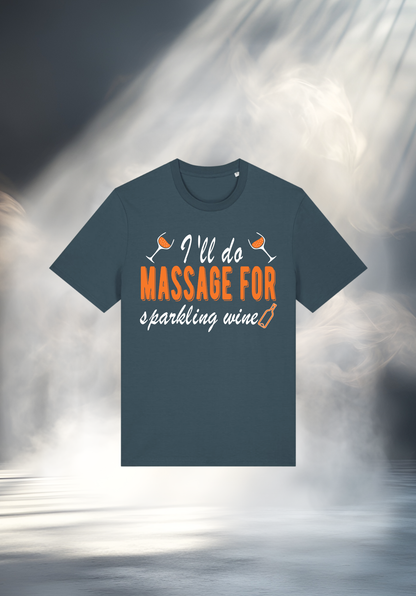 T-Shirt - Massage for sparkling wine