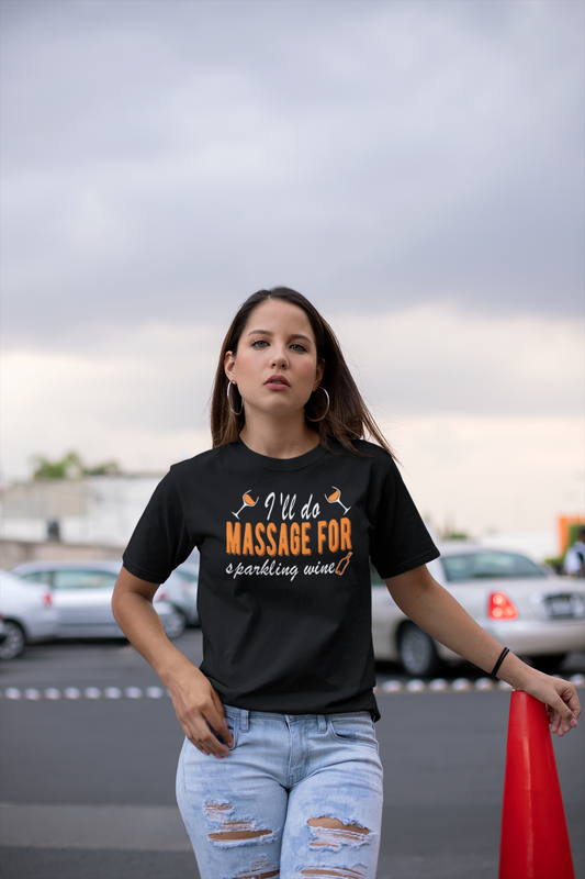 T-Shirt - Massage for sparkling wine